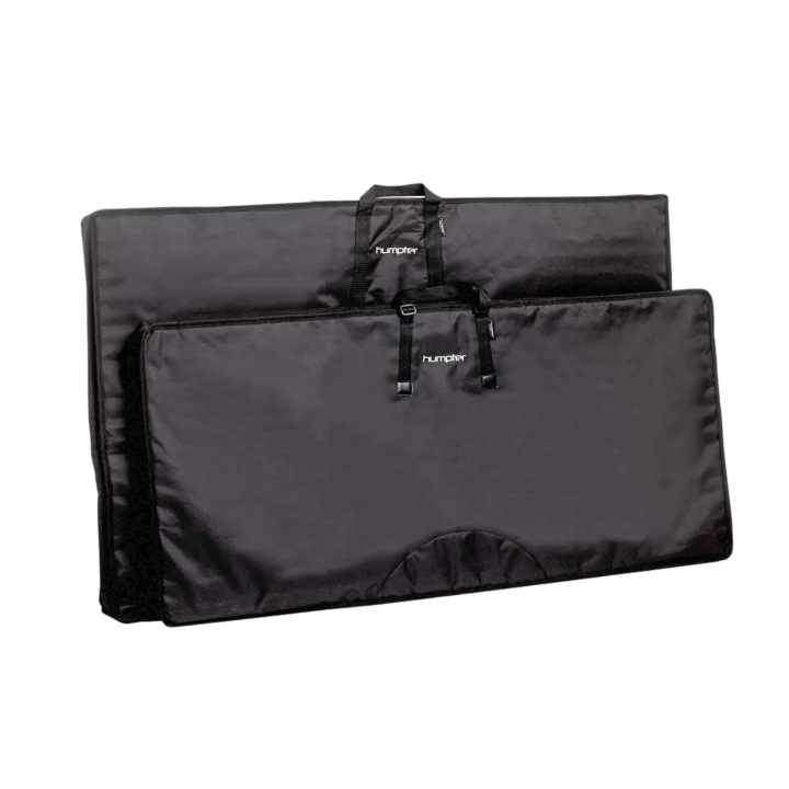 ProX shoulder carrying travel gig bags for B3 DJ table workstation, front view with handles