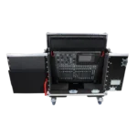 ProX hydraulic lift case for Behringer BX32 compact mixer console dimensional diagram specifications