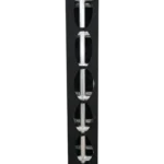 ProX 6.56 foot box truss three side black scrim cover with dimensions and specifications diagram