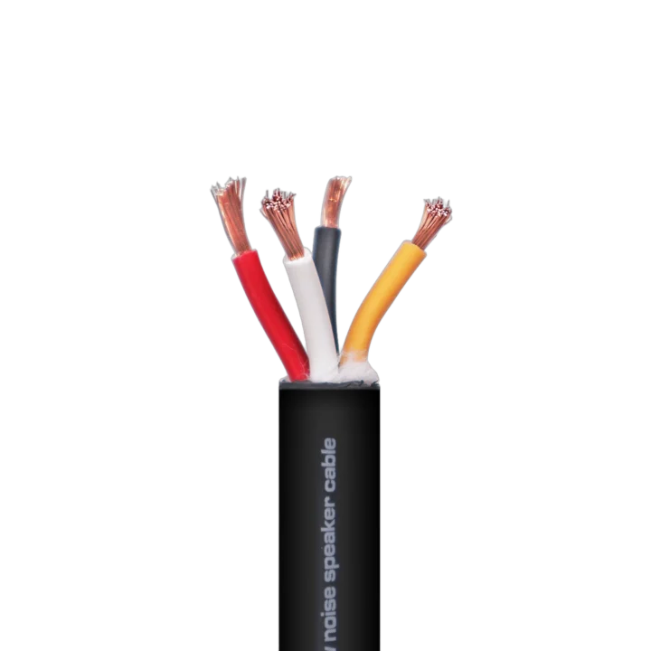 ProX 100 foot bulk speaker wire 12 AWG 4 conductor spool front view