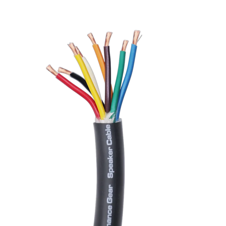 ProX 500 foot bulk speaker wire spool with 12 AWG 8 conductor configuration