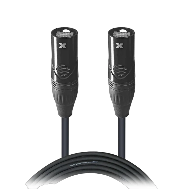 ProX 100 foot Cat6 shielded STP ethernet cable with RJ45 connectors coiled