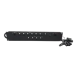 ProX Connection System Light 2U rack mount panel with power, LTC, DMX, Ethernet, and USB connectors