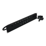 ProX Connection System Light 2U rear panel showing power, LTC, DMX, Ethernet, and USB ports