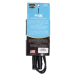 ProX 5 foot DMX cable with 3-pin XLR connectors, close-up detail view