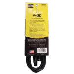 ProX 10 foot DMX cable with 3-pin XLR connectors, close-up detail view