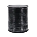 ProX 1000 foot DMX cable spool with 3-pin connectors, showing cable detail and spool construction