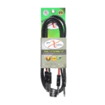 ProX 5 ft dual-channel patch cable with 1/4 inch mono connectors in professional studio setup