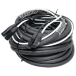 ProX 75 foot dual-XLR patch cable with male to female XLR connectors, professional audio cable