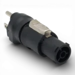 ProX Edison NEMA 5-15P male to True1 female locking power adapter connector