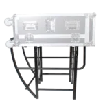 ProX EZ-Tilt rolling stand dimensional diagram showing height, width, and depth measurements for console tipper