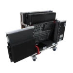 ProX hydraulic lift case for Behringer BX32 compact mixer console dimensional diagram specifications