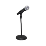 ProX gooseneck desktop microphone stand showing flexible neck and mounting hardware detail
