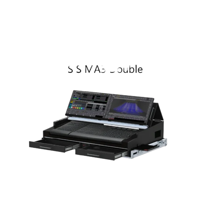ProX protective flight case for grandMA3 onPC Command Wing and FaderWing controllers, front view