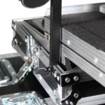 ProX headphone pole stand with 12 inch shaft and rotating hook dimensional diagram specifications