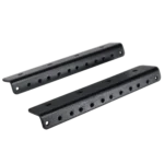 ProX PX-T-RR4 heavy duty steel rack rail kit 4U space side profile showing mounting brackets