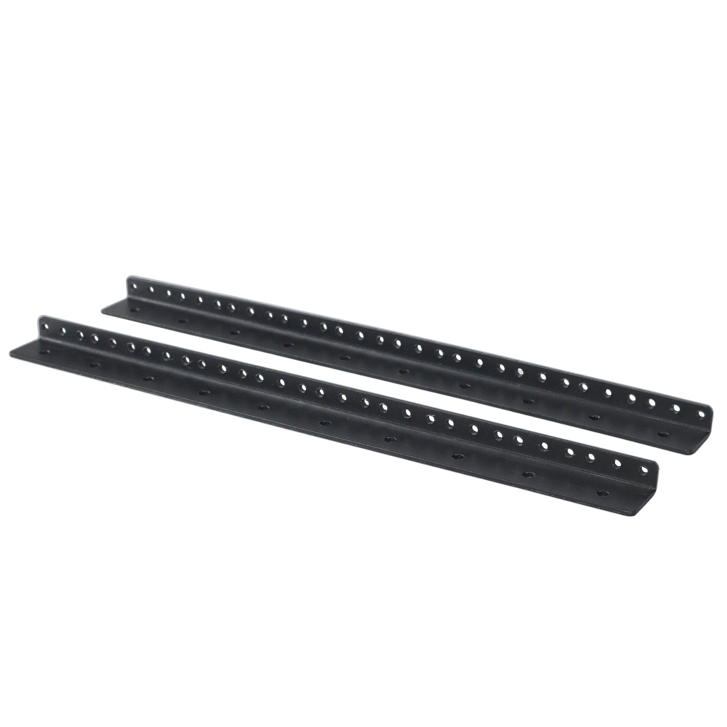 ProX Heavy Duty Steel Rack Rail Kit 10U ProX PX-T-RR10 heavy duty steel rack rail kit 10U space front view