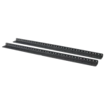 ProX PX-T-RR12 heavy duty steel rack rail kit 12U space front view