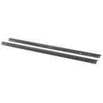 ProX PX-T-RR12 heavy duty steel rack rail kit 12U space side profile showing mounting brackets