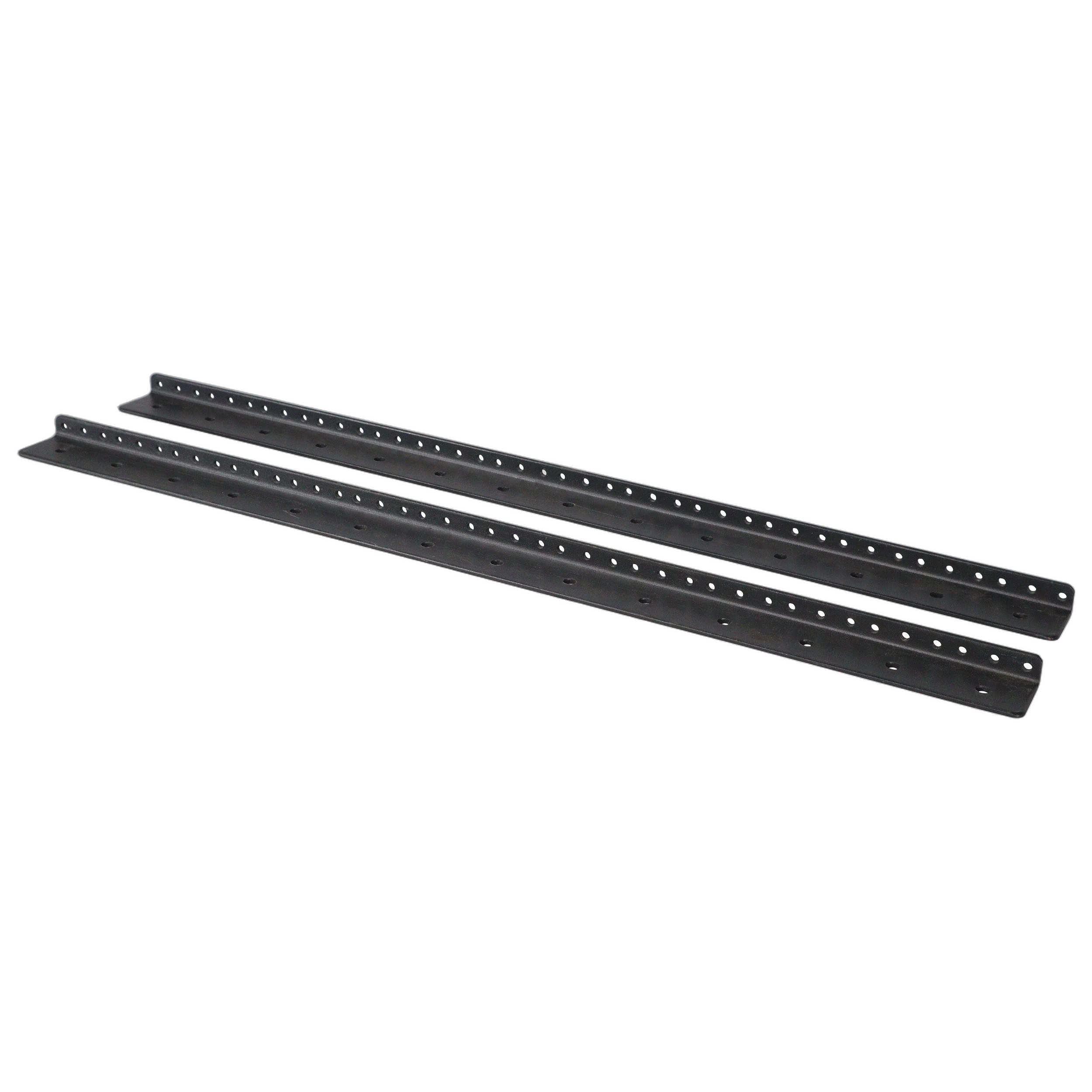 ProX Heavy Duty Steel Rack Rail Kit 14U ProX PX-T-RR14 heavy duty steel rack rail kit 14U space front view