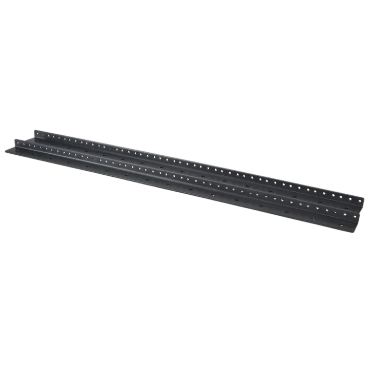 ProX PX-T-RR16 heavy duty steel rack rail kit 16U space front view