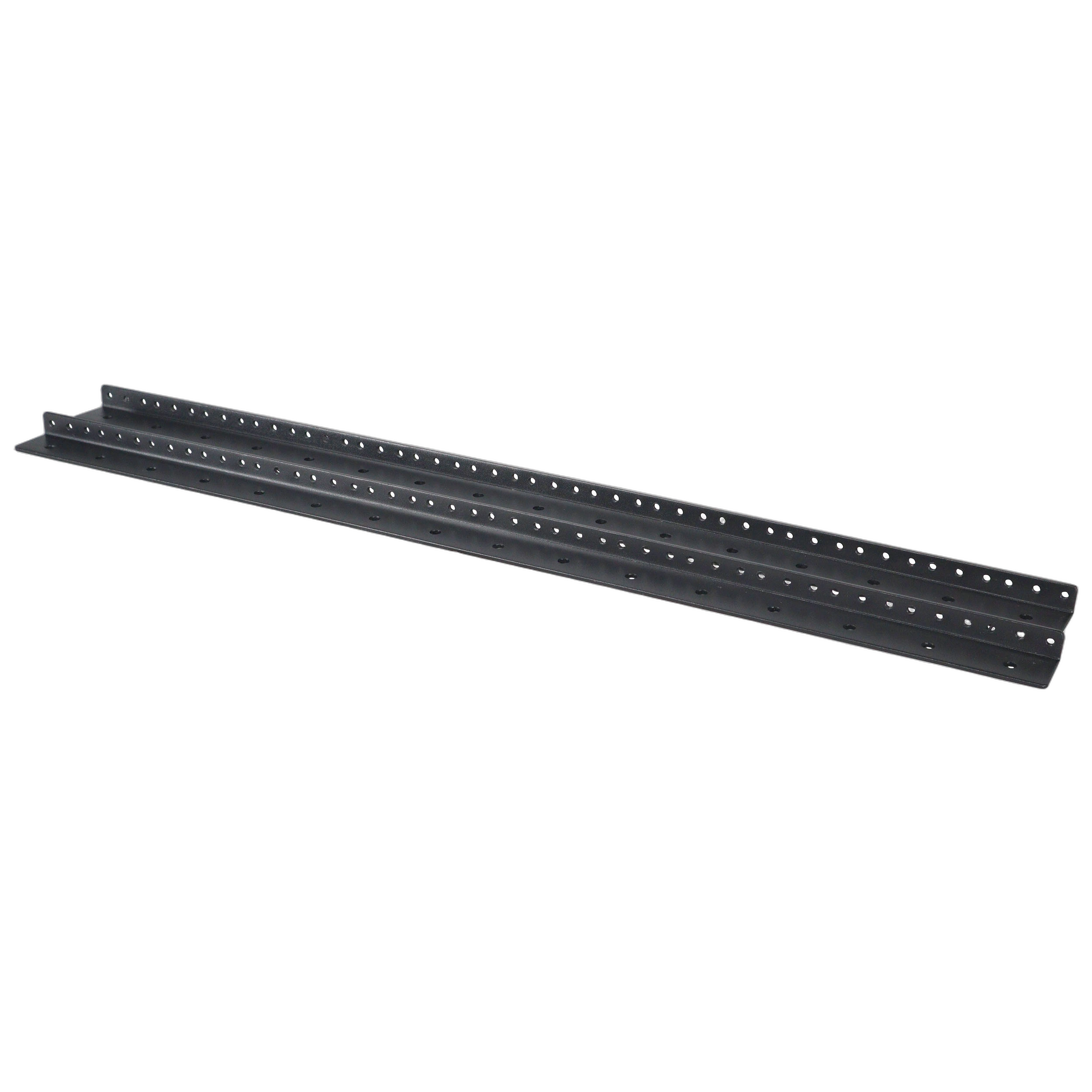 ProX Heavy Duty Steel Rack Rail Kit 16U ProX PX-T-RR16 heavy duty steel rack rail kit 16U space front view
