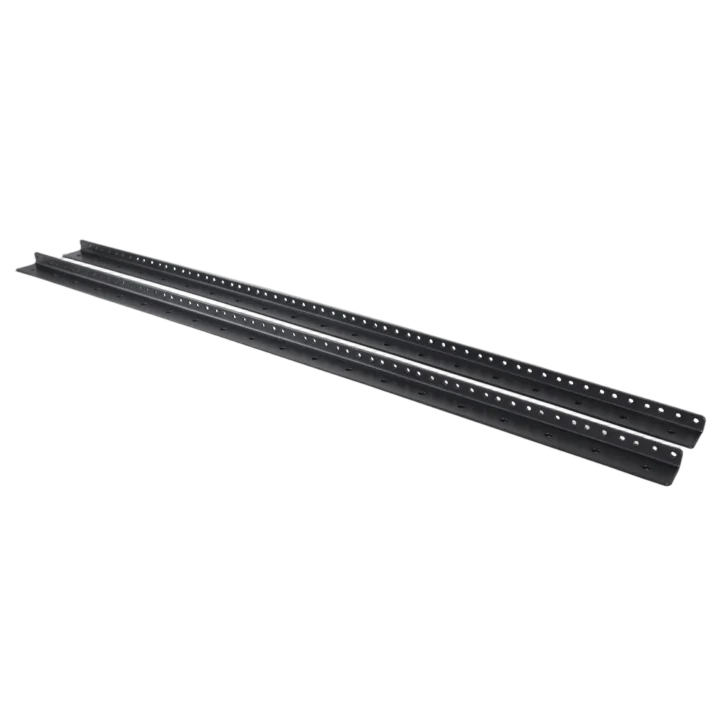 ProX PX-T-RR20 heavy duty steel rack rail kit 20U space front view