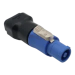 ProX IEC C14 Female to PowerCON Female locking power adapter connector front view