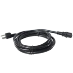 ProX 10 ft IEC to Edison power cord with 14AWG SJOOW jacket and connectors