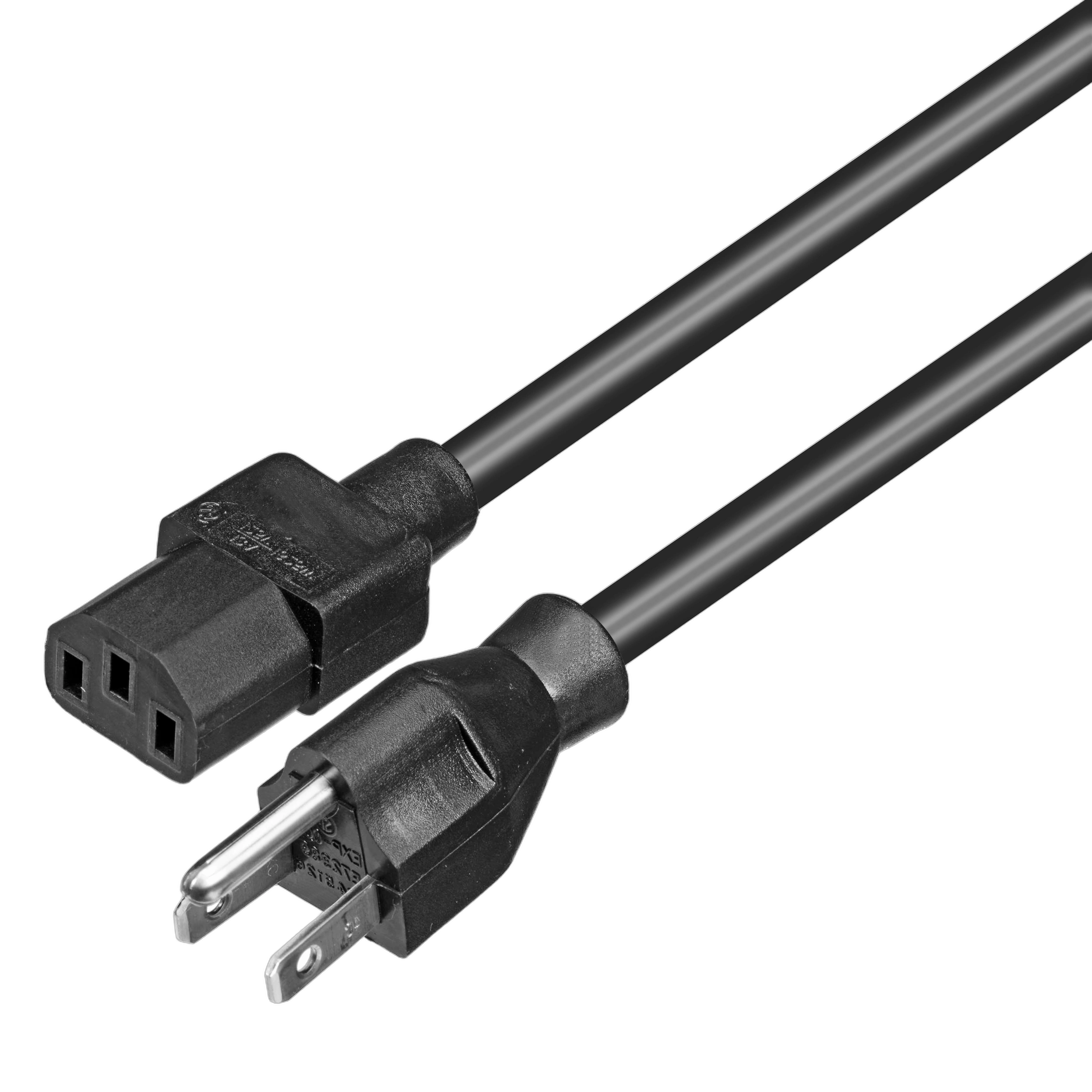 ProX 25 ft. IEC to Edison Power Cord 14AWG ProX 25 foot IEC to Edison power cord with 14AWG SJOOW cable construction