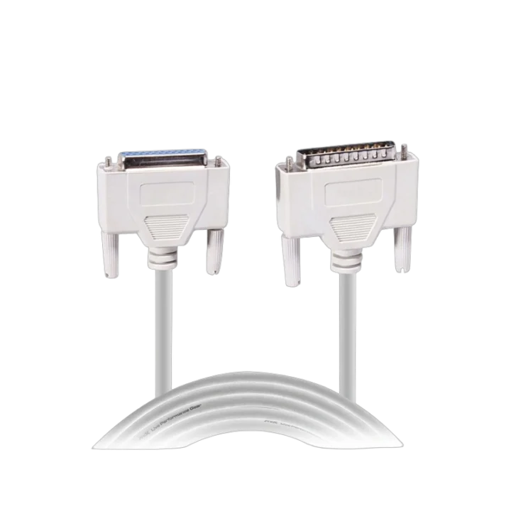 ProX 50 foot ILDA extension cable with connectors displayed on white background