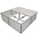 ProX Lumo Stage acrylic cube platform dimensional specifications and measurements diagram
