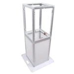 ProX Lumo Stage acrylic pillar 6 foot column dimensional diagram with measurements and specifications