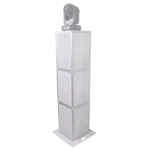 ProX Lumo Stage six-foot acrylic pillar column cube section display pedestal with LED lighting detail view