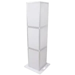 ProX Lumo Stage six-foot acrylic pillar column cube section display pedestal with LED lighting capability
