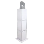 ProX Lumo Stage six-foot acrylic pillar column cube section display pedestal with LED lighting base