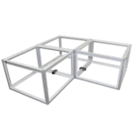 ProX Lumo Stage 2x2x16 inch acrylic platform cube light box section dimensional specifications diagram