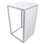 ProX Lumo Stage acrylic platform cube with integrated LED lighting in disco dance floor configuration