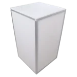 ProX Lumo Stage 2x2x42 inch acrylic light box platform cube side profile showing illuminated edges