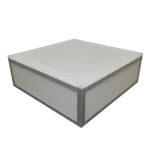 ProX Lumo Stage acrylic platform cube with illuminated light box and side panels detail