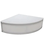 ProX Lumo Stage 2x2x8 inch acrylic platform riser rear panel with rounded cube design
