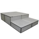 ProX Lumo Stage 2x2x16 inch acrylic platform cube dimensional specifications and measurements diagram