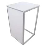 ProX Lumo Stage acrylic platform cube with integrated LED lighting system close-up detail