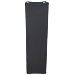 ProX black lycra cover scrim sleeve fitted on 12-inch quad box truss segment, professional stage equipment protection