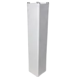 ProX white lycra cover scrim sleeve for 12-inch quad box truss segment, front view