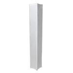 ProX white lycra cover scrim sleeve for 12-inch quad box truss segment, 2 meter length