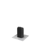 ProX BLACK 6.56ft Lycra cover scrim sleeve fitted on 12-inch quad box truss segment