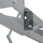 ProX 1.5 inch M8 rotating handle replacement for stage steps hand rail, side profile view