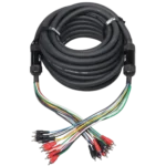 ProX Medusa Breakout Cable 75 feet showing connector configuration and cable construction detail