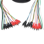 ProX Medusa Breakout Cable rear panel showing XLR connector terminations and cable management